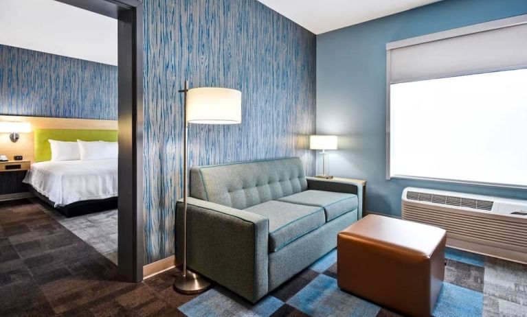 Day use room at Home2 Suites By Hilton San Francisco Airport North.