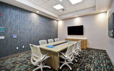 Meeting room at Home2 Suites By Hilton San Francisco Airport North.
