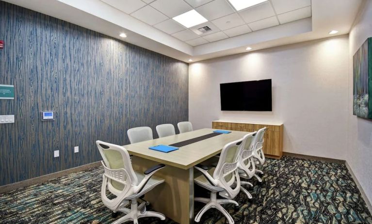 Meeting room at Home2 Suites By Hilton San Francisco Airport North.