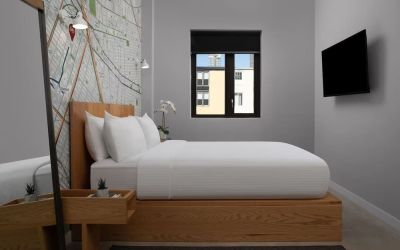 Day use room at The Baltic Hotel.
