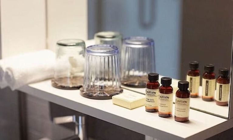 Toiletries at The Baltic Hotel.