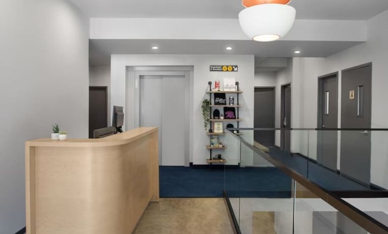 Reception desk at The Baltic Hotel.
