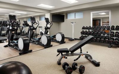 Gym at The Inn At Penn, A Hilton Hotel.