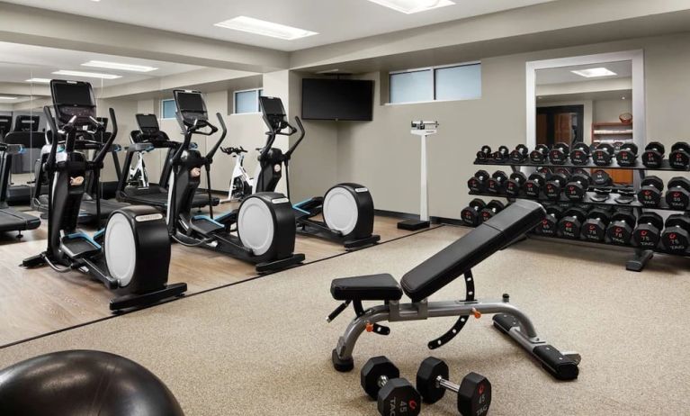 Gym at The Inn At Penn, A Hilton Hotel.
