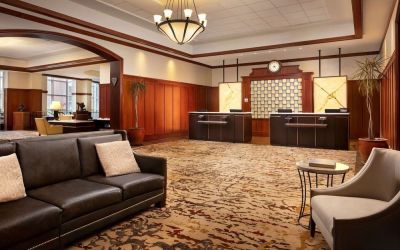 Reception hall at The Inn At Penn, A Hilton Hotel.