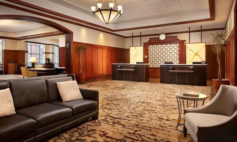 Reception hall at The Inn At Penn, A Hilton Hotel.