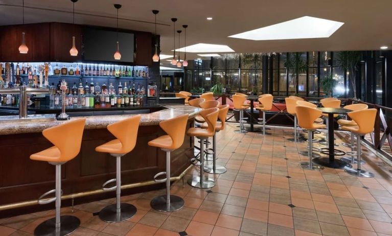 Hotel bar at DoubleTree By Hilton Philadelphia Center City.