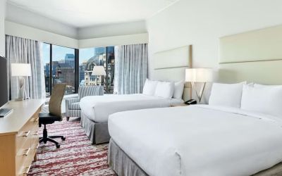 Day use room at DoubleTree By Hilton Philadelphia Center City.