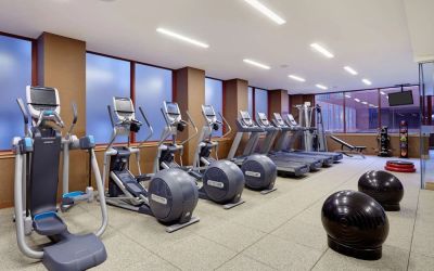 Gym at DoubleTree By Hilton Philadelphia Center City.