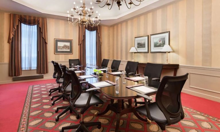 Meeting room at DoubleTree By Hilton Philadelphia Center City.