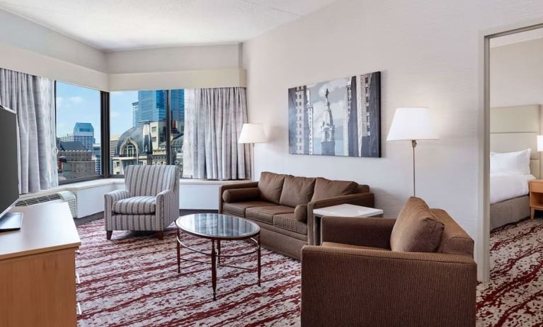 Day use room at DoubleTree By Hilton Philadelphia Center City.