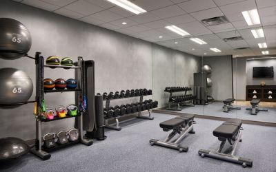 Fitness center at Washington Dulles Marriott Suites.