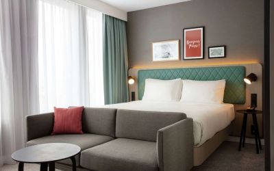 Day use room at Hilton Garden Inn Paris Orly Airport.