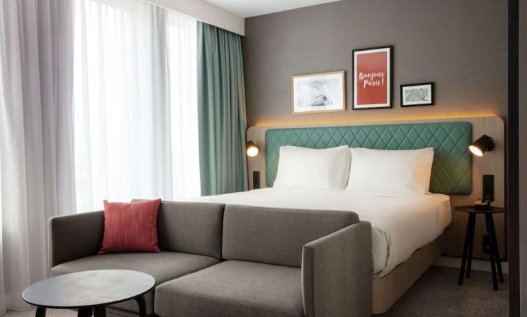 Day use room at Hilton Garden Inn Paris Orly Airport.