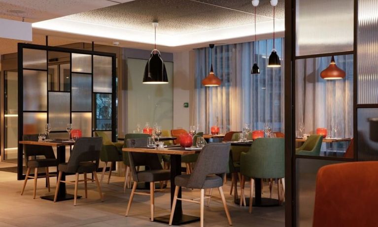 Hotel bar and lounge at Hilton Garden Inn Paris Orly Airport.