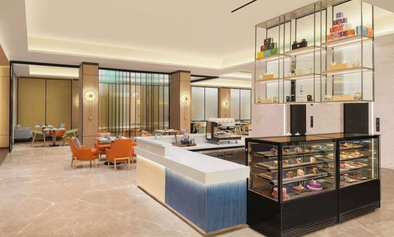 Restaurant at Hilton Garden Inn Surat City Centre.