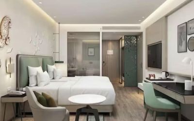 Day use room at Hilton Garden Inn Surat City Centre.