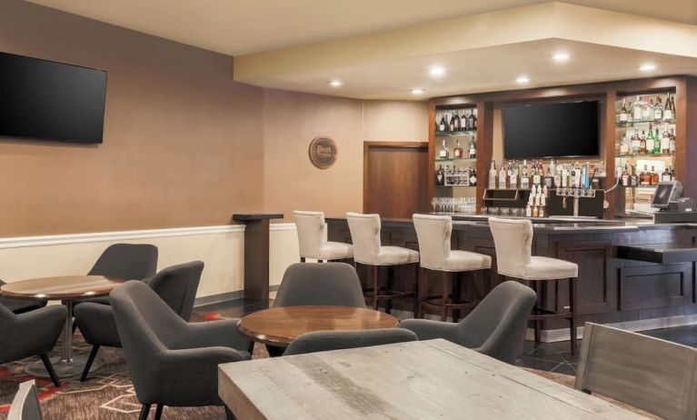 Hotel bar at Four Points By Sheraton San Diego.