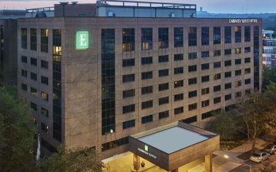 Hotel exterior at Embassy Suites By Hilton Washington DC Georgetown.