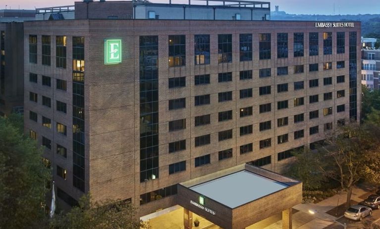 Hotel exterior at Embassy Suites By Hilton Washington DC Georgetown.