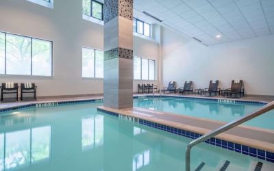 Indoor pool at Embassy Suites By Hilton Washington DC Georgetown.