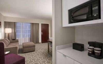 Day use room at Embassy Suites By Hilton Washington DC Georgetown.