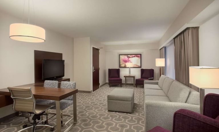 Day use room at Embassy Suites By Hilton Washington DC Georgetown.