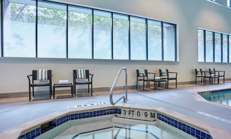 Indoor pool at Embassy Suites By Hilton Washington DC Georgetown.