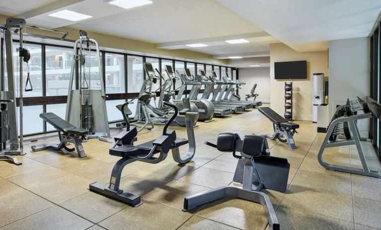 Gym at Embassy Suites By Hilton Washington DC Georgetown.