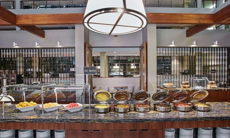 Dining room at Embassy Suites By Hilton Washington DC Georgetown.