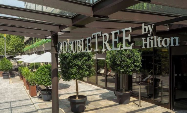 Hotel entrance at DoubleTree By Hilton Berlin Ku'damm.
