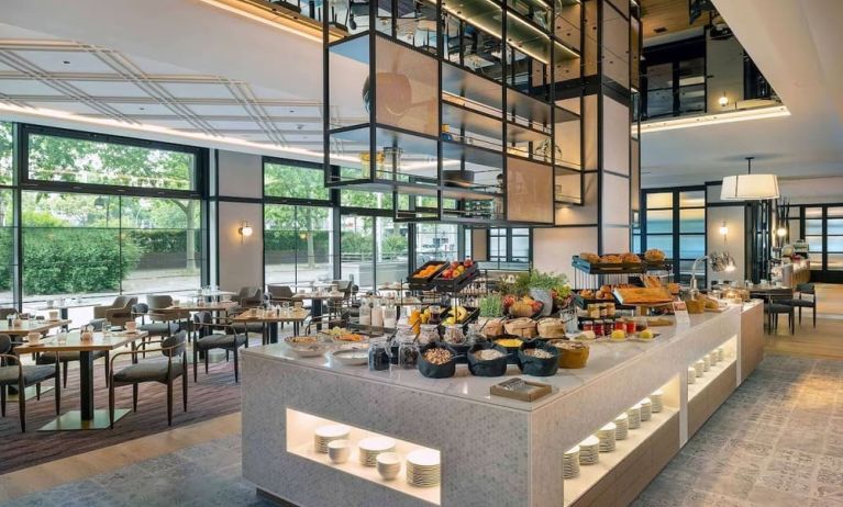 Dining room at DoubleTree By Hilton Berlin Ku'damm.