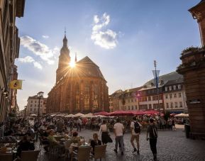 City landmark at Hilton Heidelberg.