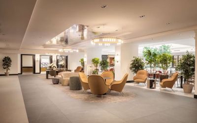 Lounge at Hilton Heidelberg.