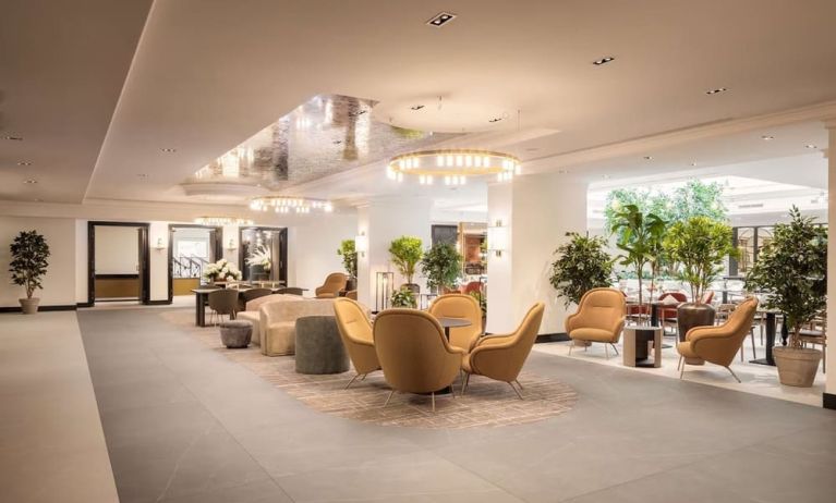 Lounge at Hilton Heidelberg.