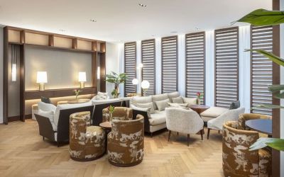 Lounge at Hilton Heidelberg.