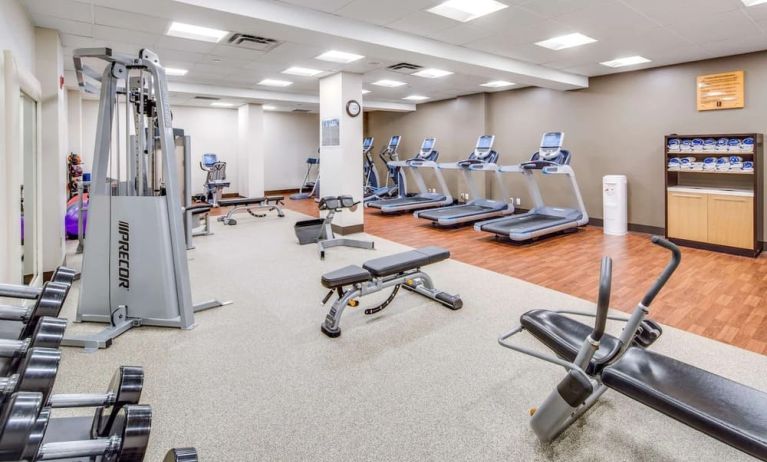 Gym at Embassy Suites By Hilton Parsippany.