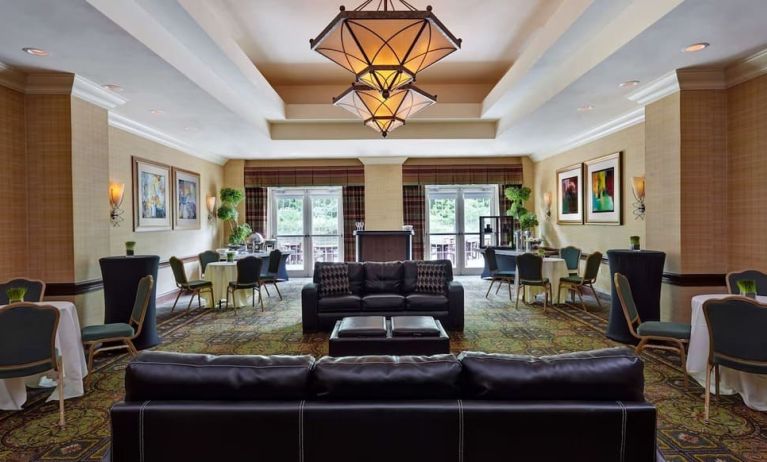 Coworking space at Embassy Suites By Hilton Parsippany.