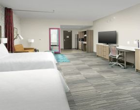 Day use room at Home2 Suites By Hilton Miami Doral West Airport.