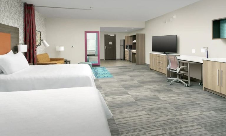 Day use room at Home2 Suites By Hilton Miami Doral West Airport.