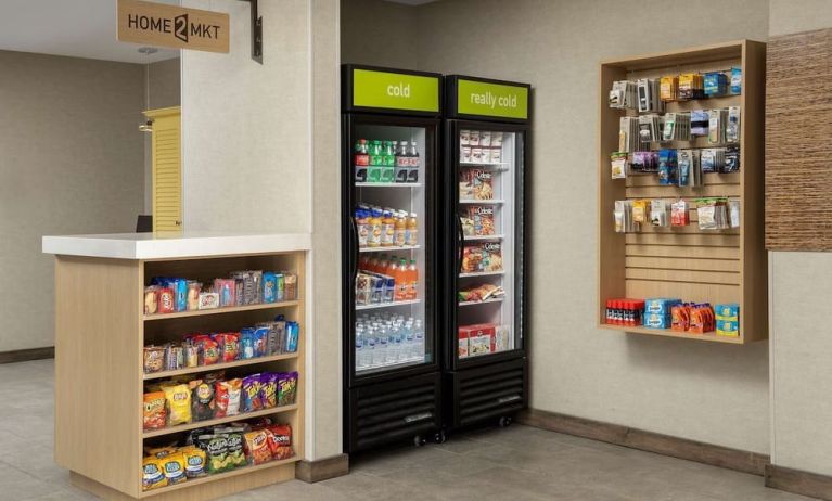 Convenience store at Home2 Suites By Hilton Miami Doral West Airport.