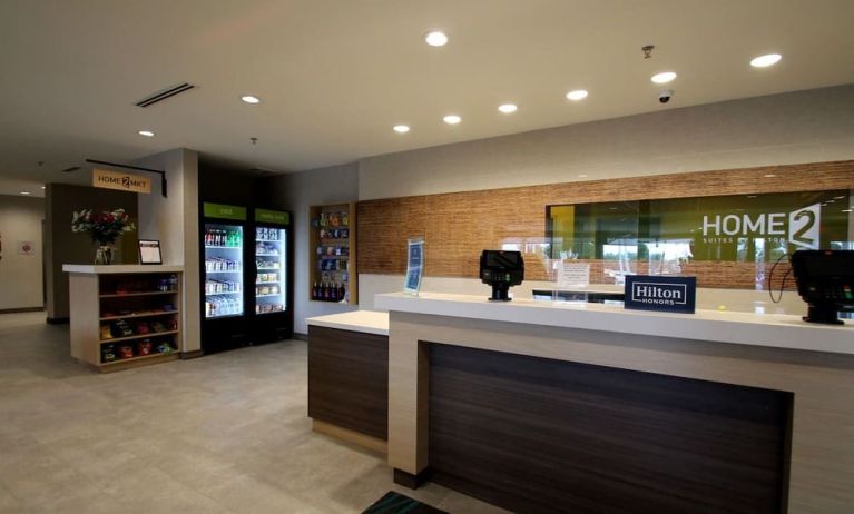 Hotel reception at Home2 Suites By Hilton Miami Doral West Airport.