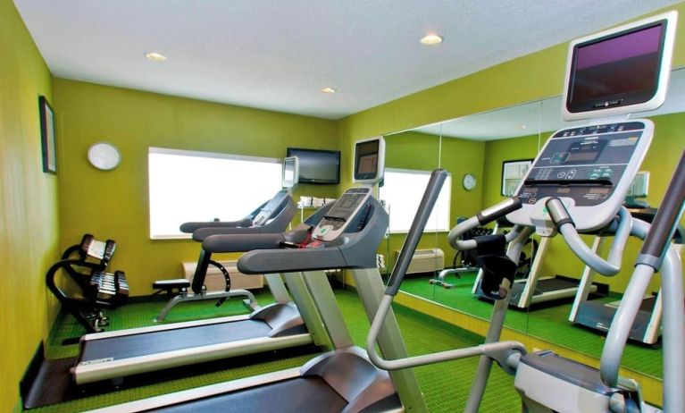 Gym at Fairfield Inn & Suites Joliet North/Plainfield.