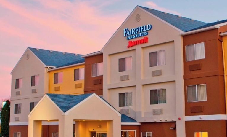 Hotel exterior at Fairfield Inn & Suites Joliet North/Plainfield.