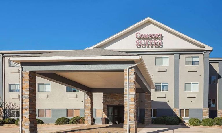 Hotel exterior at Comfort Suites Lewisville.