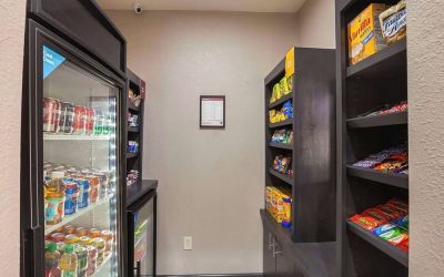 Snack bar at Comfort Suites Lewisville.
