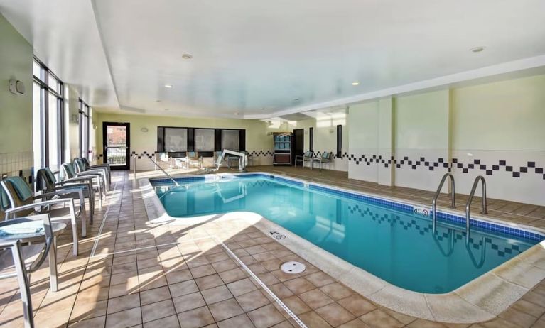 Indoor pool at SpringHill Suites Baltimore BWI Airport.