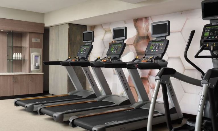 Gym at SpringHill Suites By Marriott Milpitas.