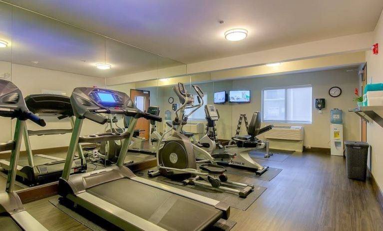 Gym at Holiday Inn Express Hotel & Suites Carlsbad Beach.