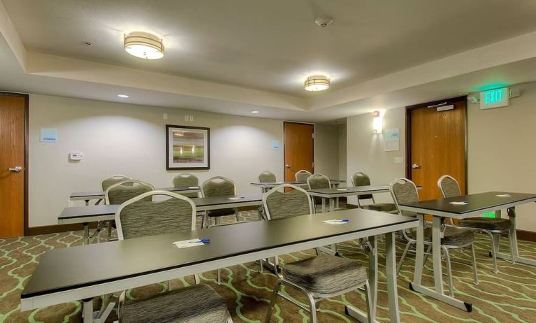 Meeting room at Holiday Inn Express Hotel & Suites Carlsbad Beach.